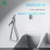 Finished in wc Handdouche bidet - warm-koud mengkraan