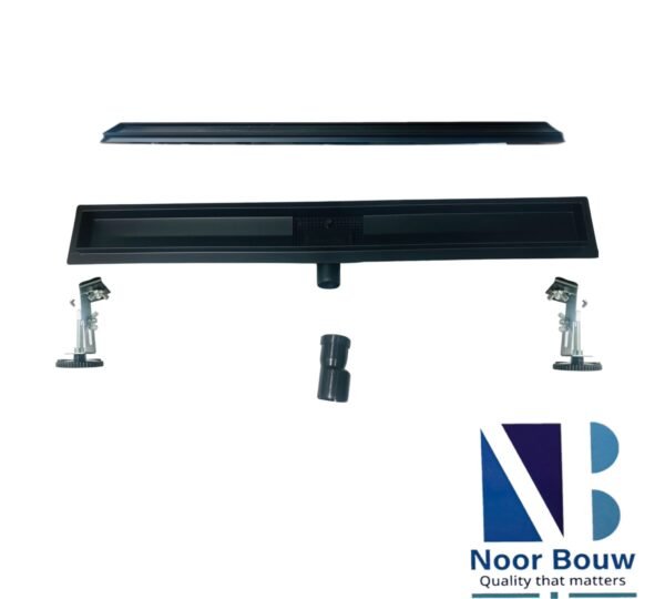 Luxe RVS Bidet Doucheset Mat Zwart – Complete 5-in-1 Set – Handdouche Bidet / Hand Shower – Geïntegreerde Houder (Zonder Boren) – Explosieveilige Spiraalslang – G 1/2"
