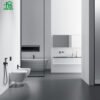 finished in bathroom Handdouche bidet - warm-koud mengkraan